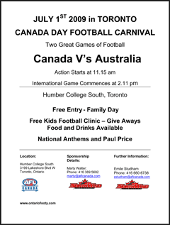 Canada Day Football